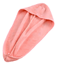 Toalla De Secado Para Cabello Tipo Turbante Color Rosado - Miniatura 1
