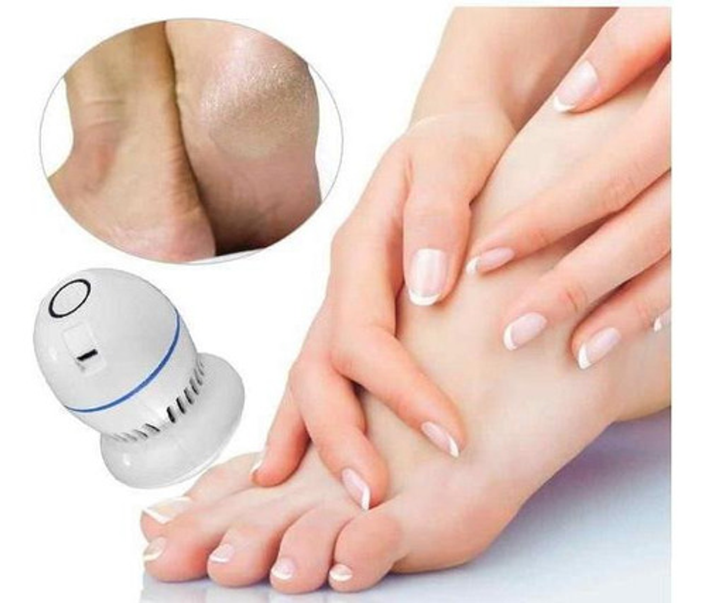 Lijadora Eléctrica Recargable Para Pies Y Exfoliante Removed 2