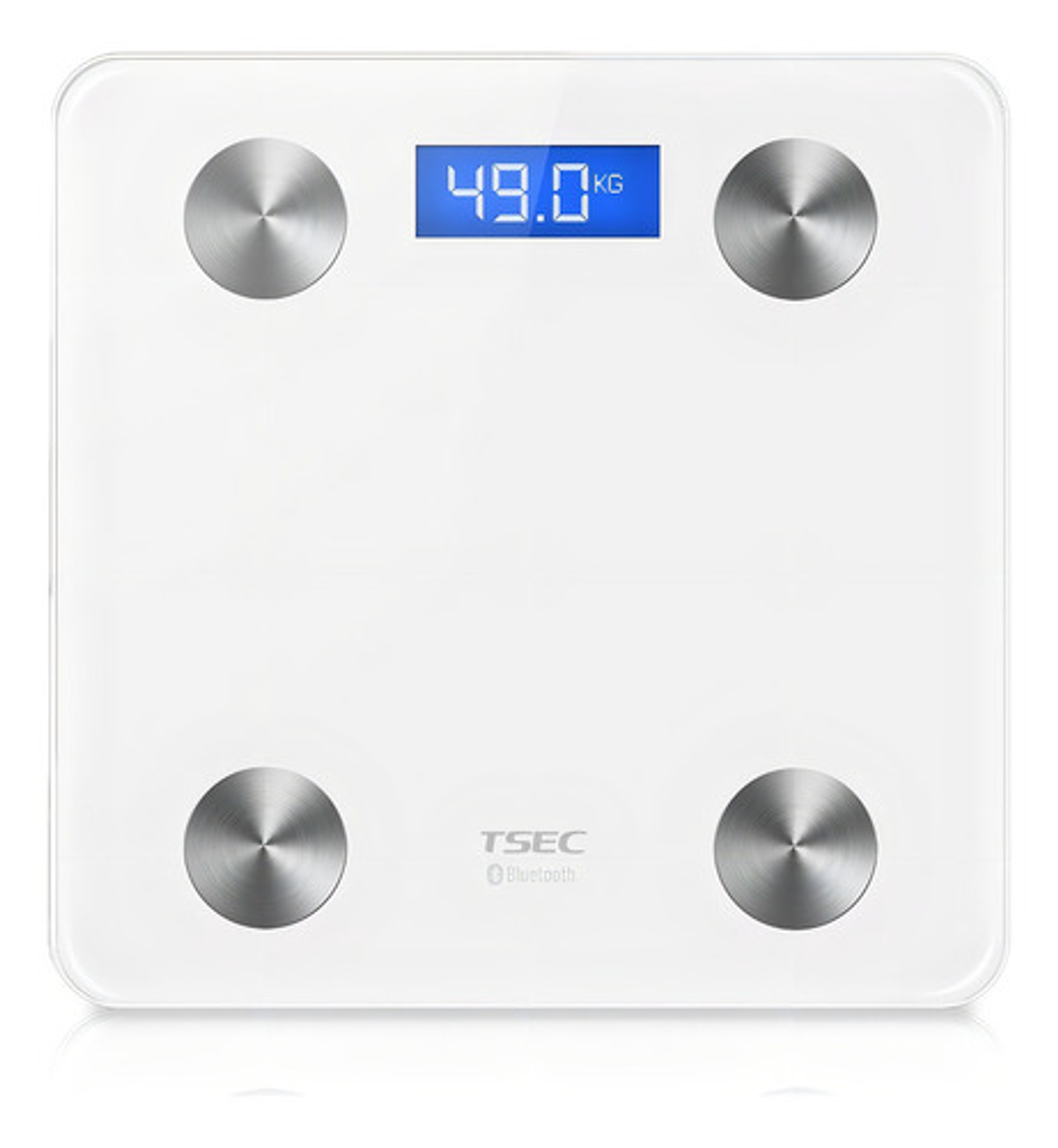 Balanza Inteligente Pesa Digital 180kg Bluetooth App Smart Color Blanco 1