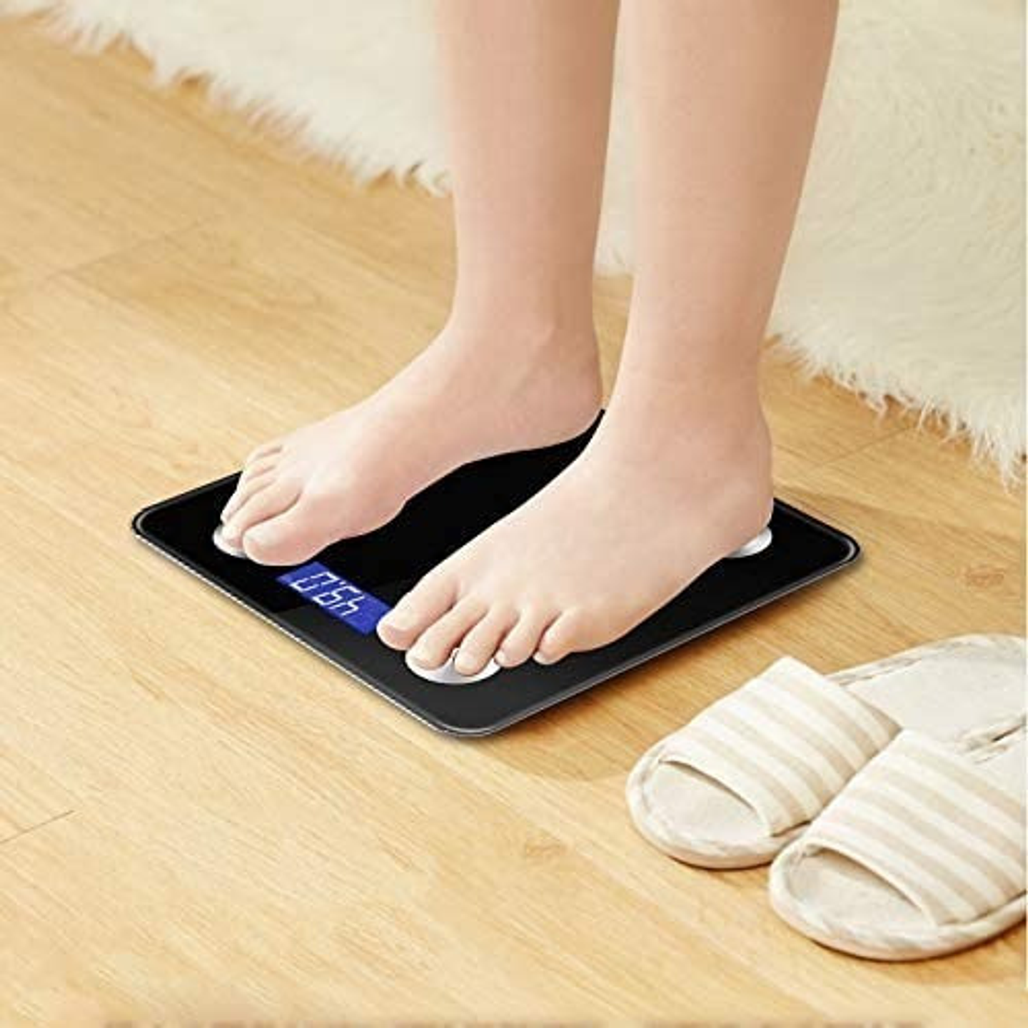 Balanza Inteligente Pesa Digital 180kg Bluetooth App Smart Color Blanco 2