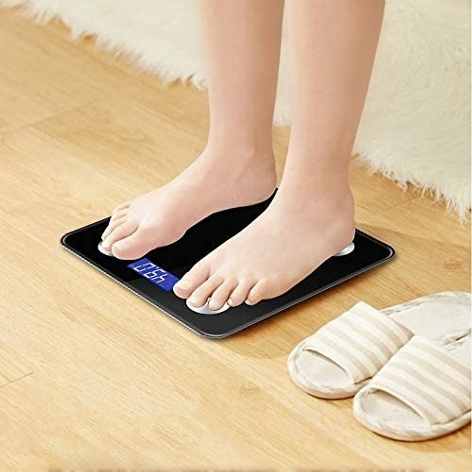 Balanza Inteligente Pesa Digital 180kg Bluetooth App Smart Color Blanco 2