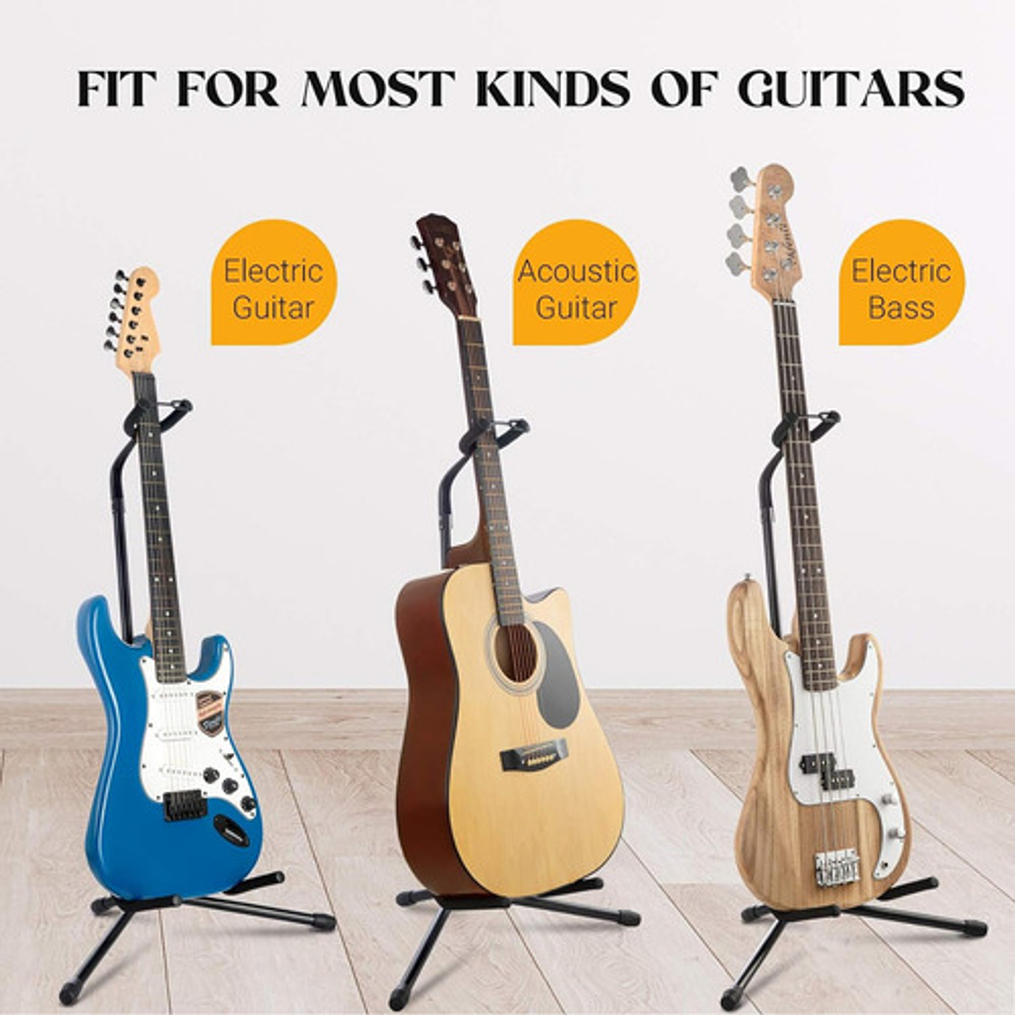 Atril Soporte De Guitarra Acústica, Clásica, Eléctrica, Bajo 2