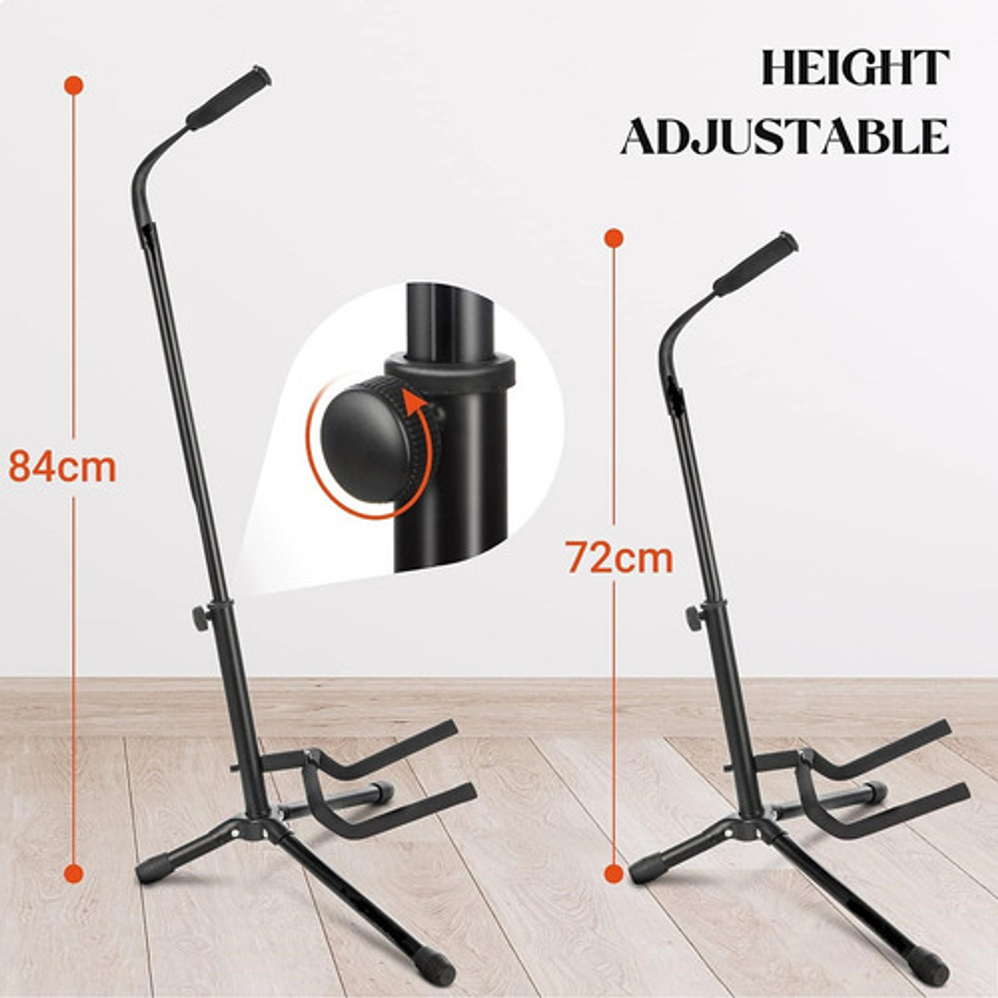 Atril Soporte De Guitarra Acústica, Clásica, Eléctrica, Bajo 4