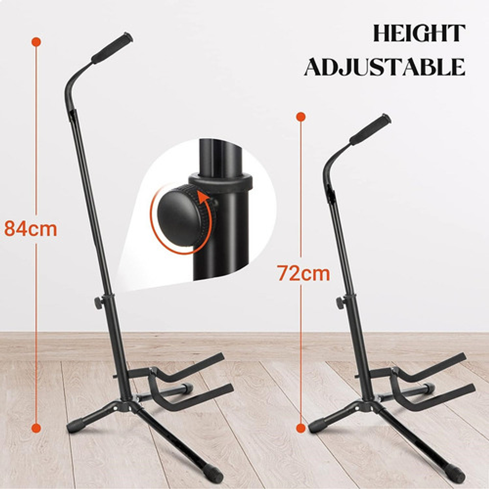 Atril Soporte De Guitarra Acústica, Clásica, Eléctrica, Bajo 4