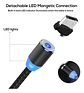 Pack X4 [cable Magnético Usb 3 En 1 Tipo-c/micro Usb/i Pple] - Miniatura 4