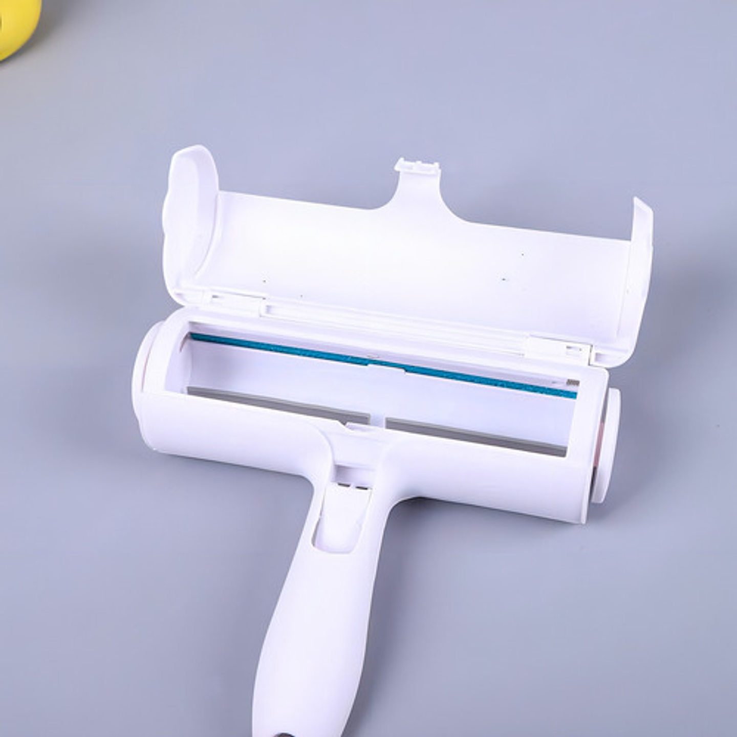 Pack X2 Rodillo Quitapelusas Manual - Rodillo Multiuso Ropa Mascota Saca Pelusa - Rodillo Removedor De Pelo Para Mascotas - Rodillo Quita Pelusa Pelo Ropa Reutilizable Azul 6