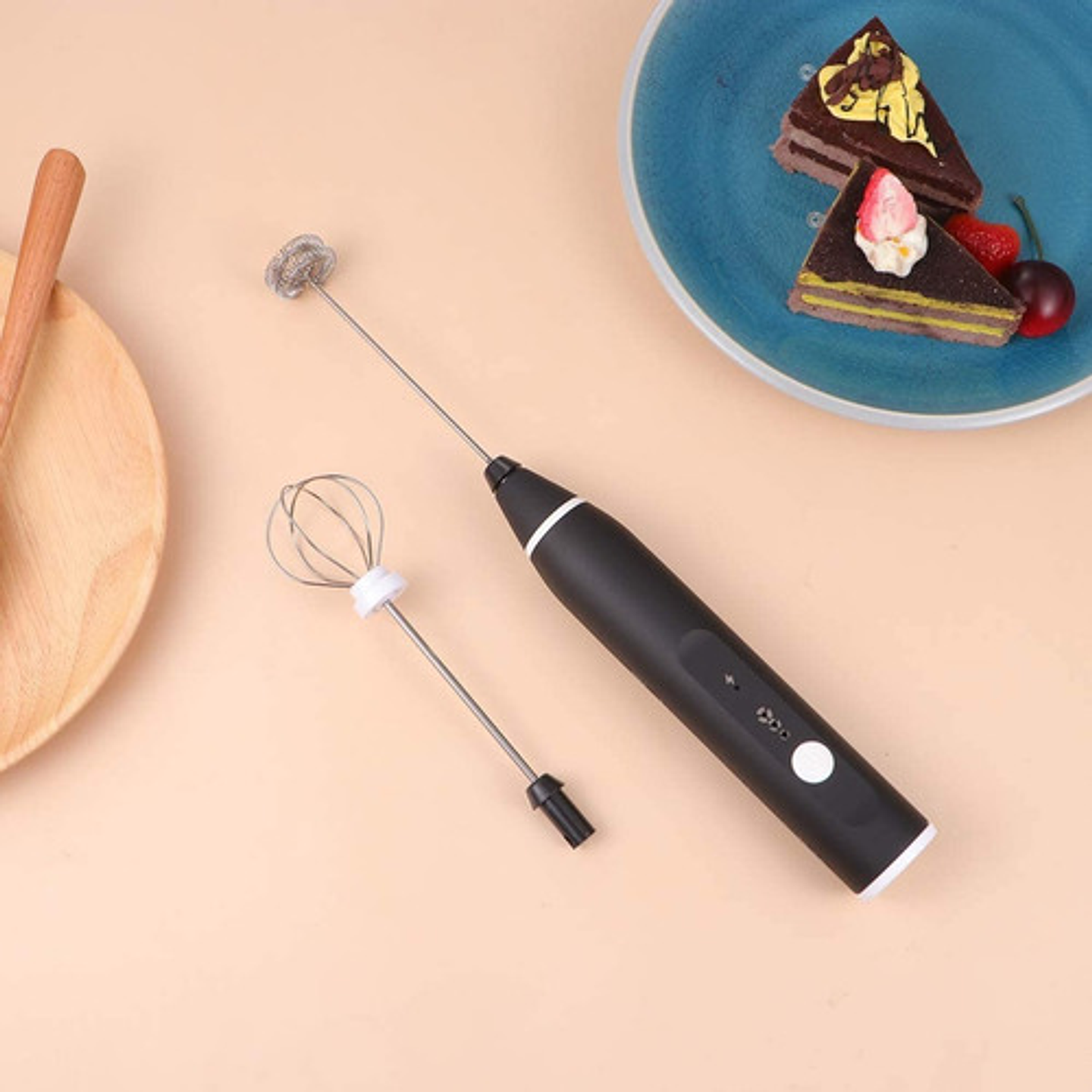 Evolution Mini Batidor Eléctrico De Espuma Café Y Leche Reca 7