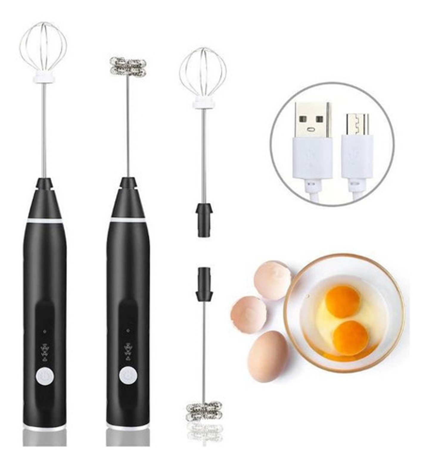 Evolution Mini Batidor Eléctrico De Espuma Café Y Leche Reca 10