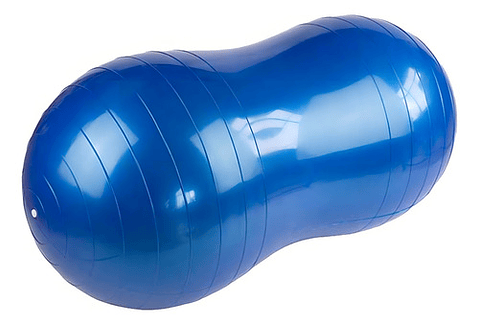 Pelota Pilates Yoga Forma Cacahuate (85 Cm, Color Azul) Gym