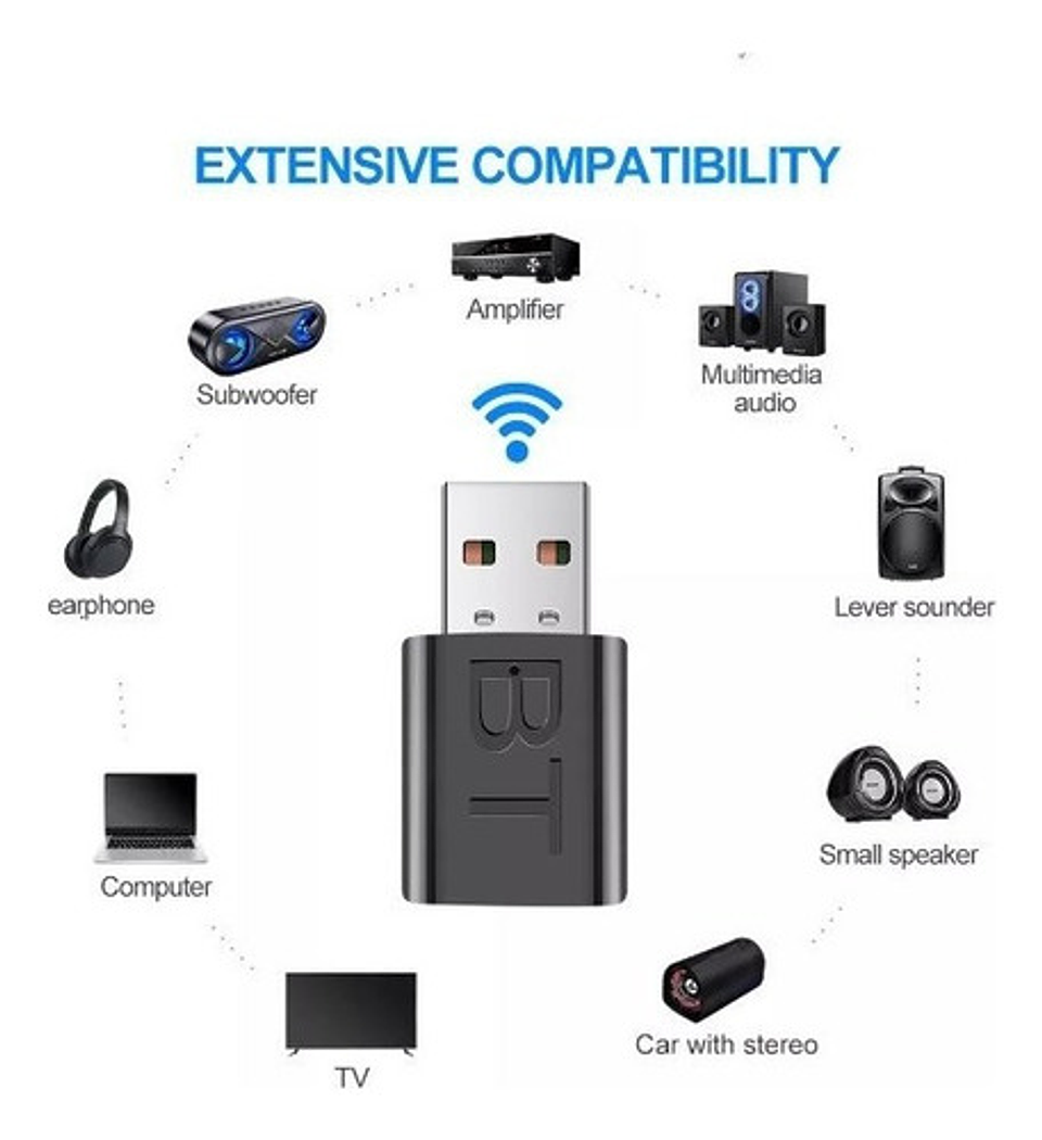 Transmisor/receptor Usb Bluetooth 5.0 [solo Audio]  3