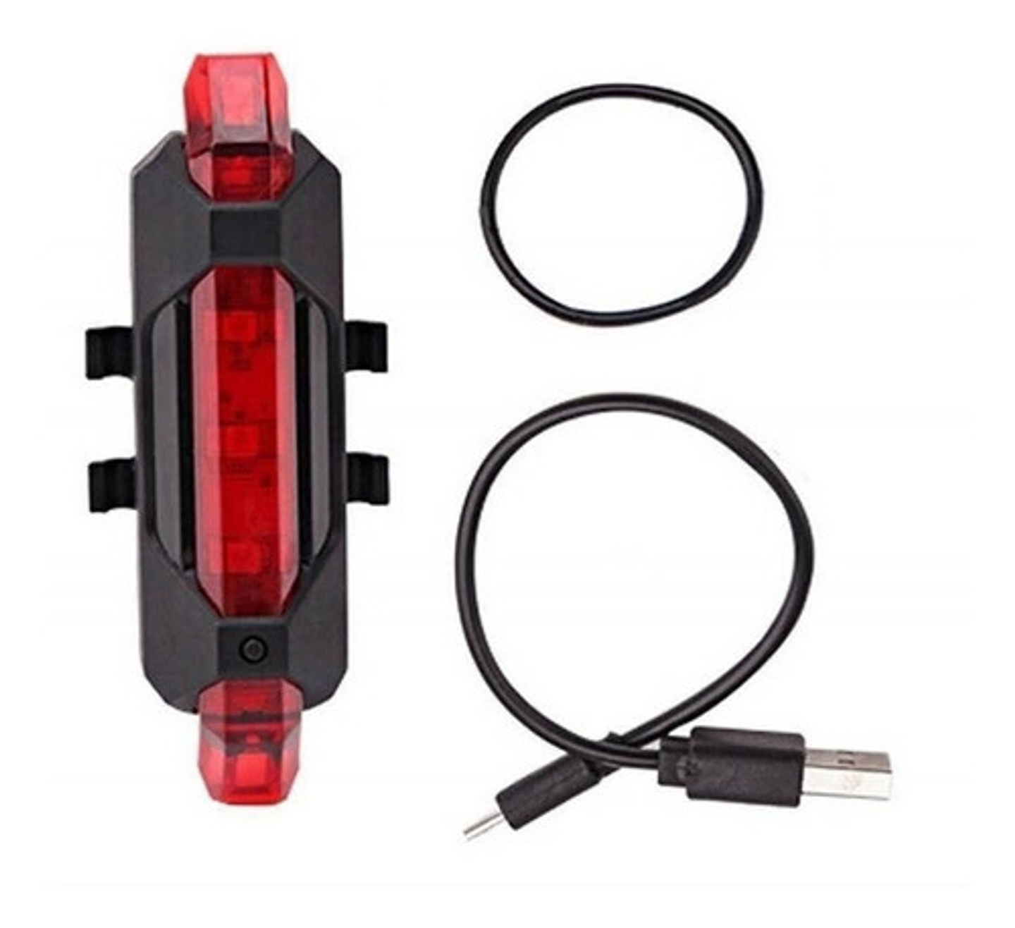 Pack X6 Luz Led + Usb Recargable Para Bicicleta 1