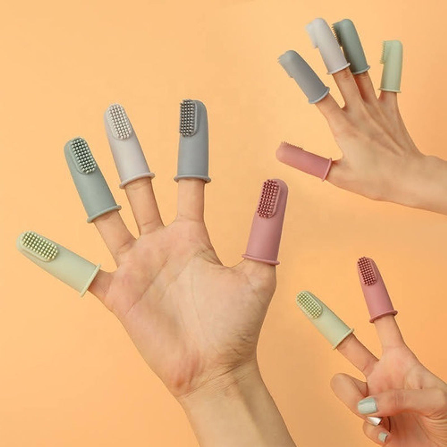 Cepillo De Dientes De Dedo Para Bebés O Mascota 11