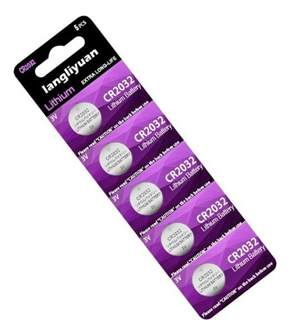 5 Pilas Jangli Cr2032 Tipo Boton  1