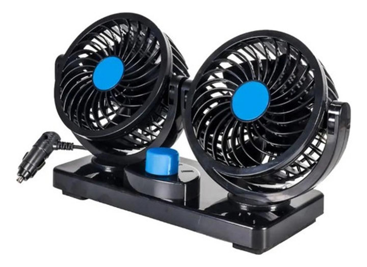 Ventilador 12v Auto Vehiculo Doble 360° 2