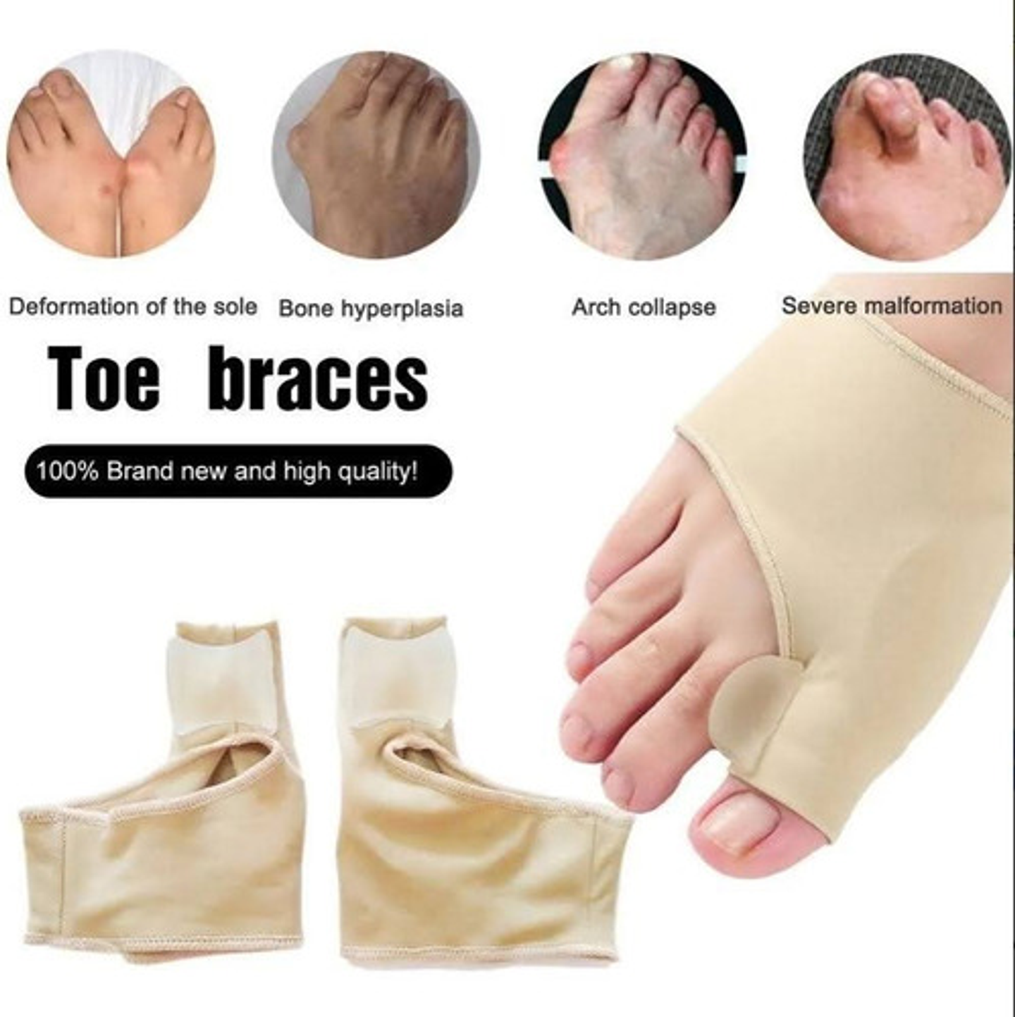 Pack X4 [corrector De Juanete (par Ambos Pies)] 4