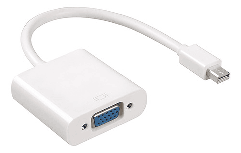 Cable Adaptador Conversor Mini Displayport A Vga Blanco