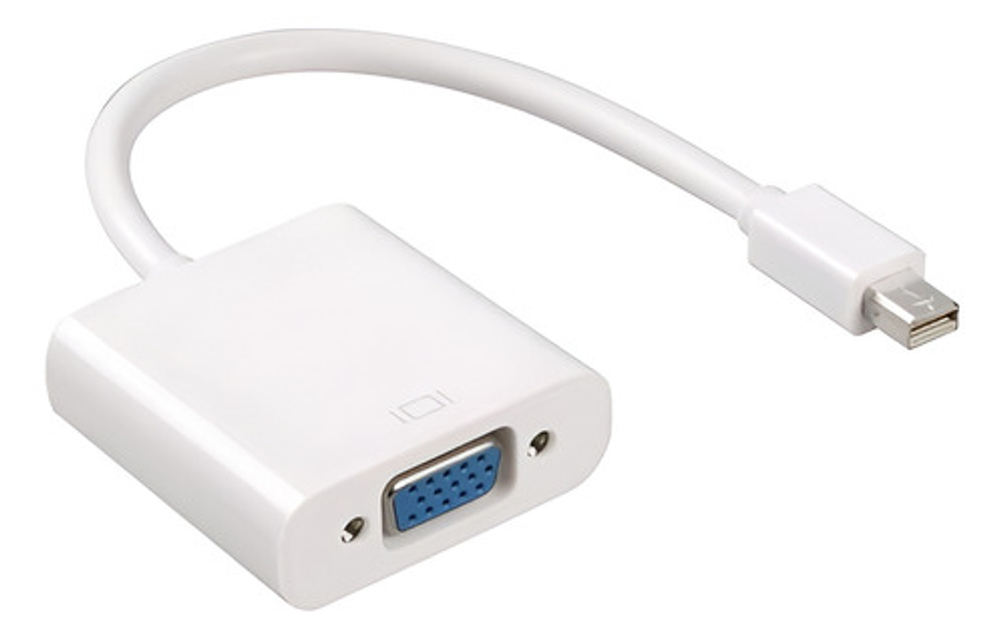 Cable Adaptador Conversor Mini Displayport A Vga Blanco 1