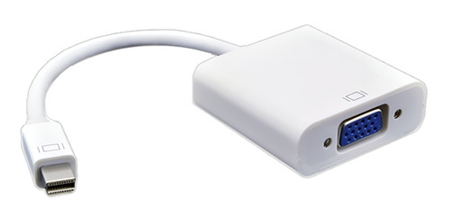 Cable Adaptador Conversor Mini Displayport A Vga Blanco 3
