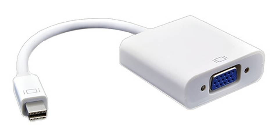 Cable Adaptador Conversor Mini Displayport A Vga Blanco 3