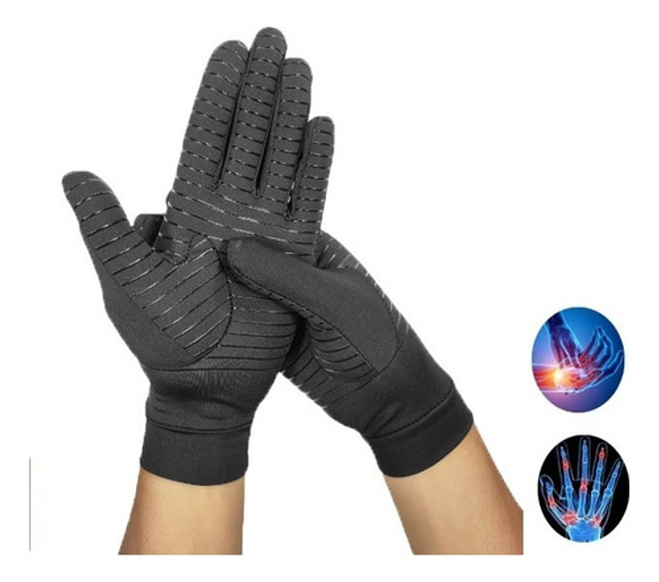 Guantes De Compresión Artritis Completos Con Dedos Táctiles 2