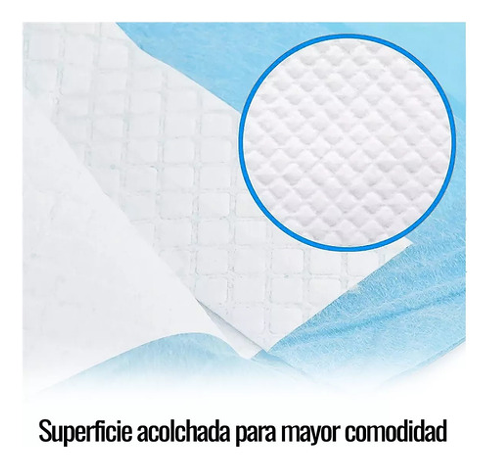 50 Pañales Tipo Sabanillas Mascotas Perros Gatos 60x45 Cms 8