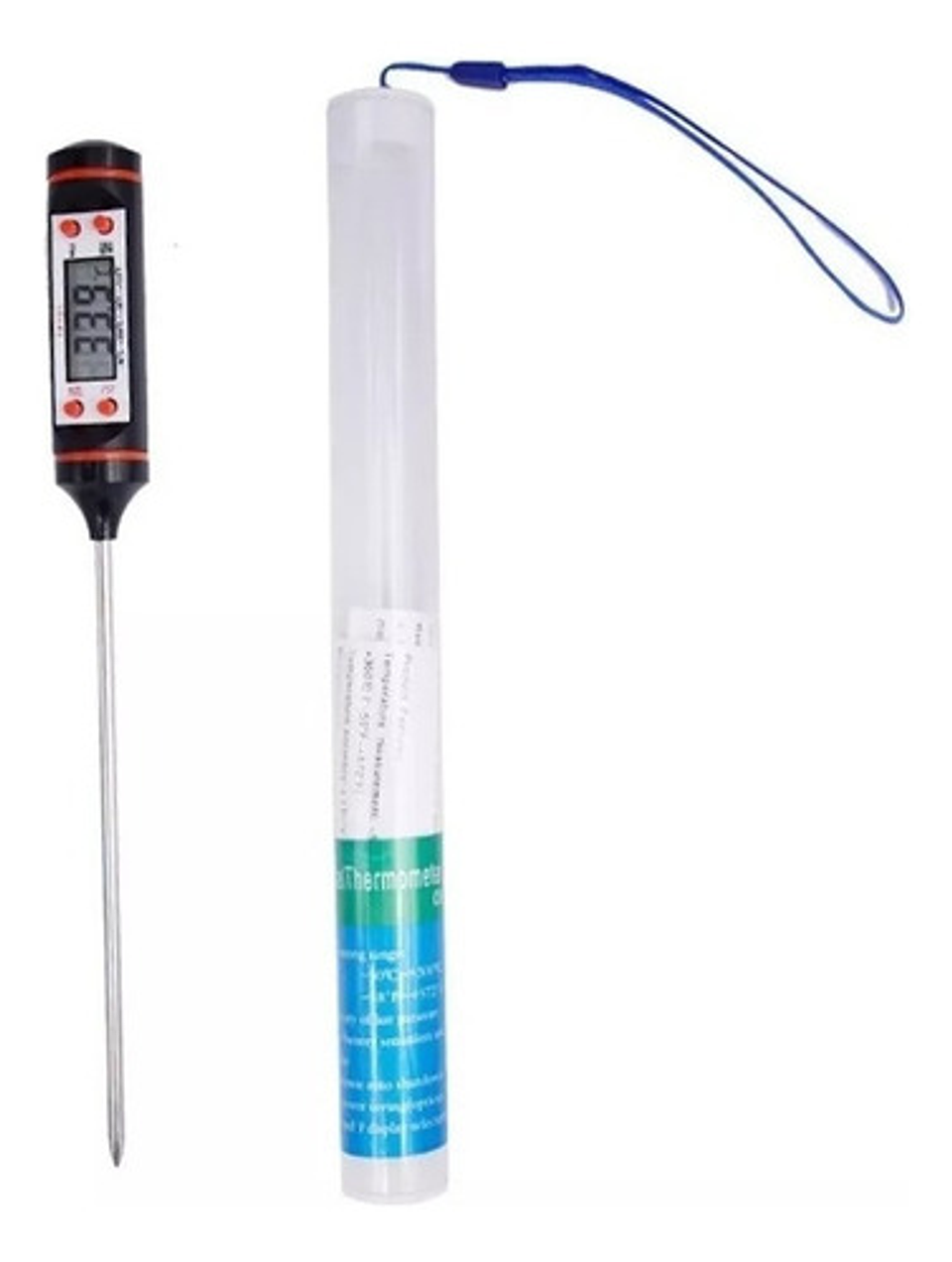 Termometro Digital De Cocina Pinche Alimentos Y Liquidos Col 4
