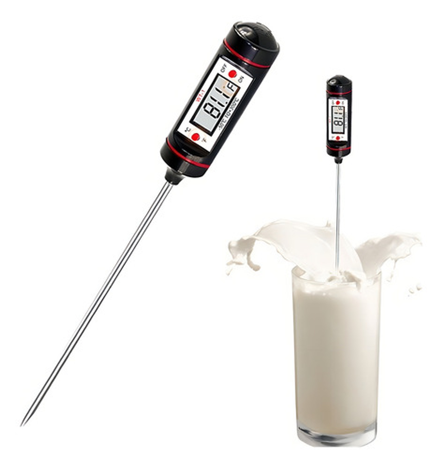 Termometro Digital De Cocina Pinche Alimentos Y Liquidos Col 8