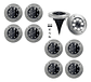 Kit 10 Focos Tipo Estacas Solares Exterior Jardin Quincho Pa Estructura Plateado - Miniatura 3