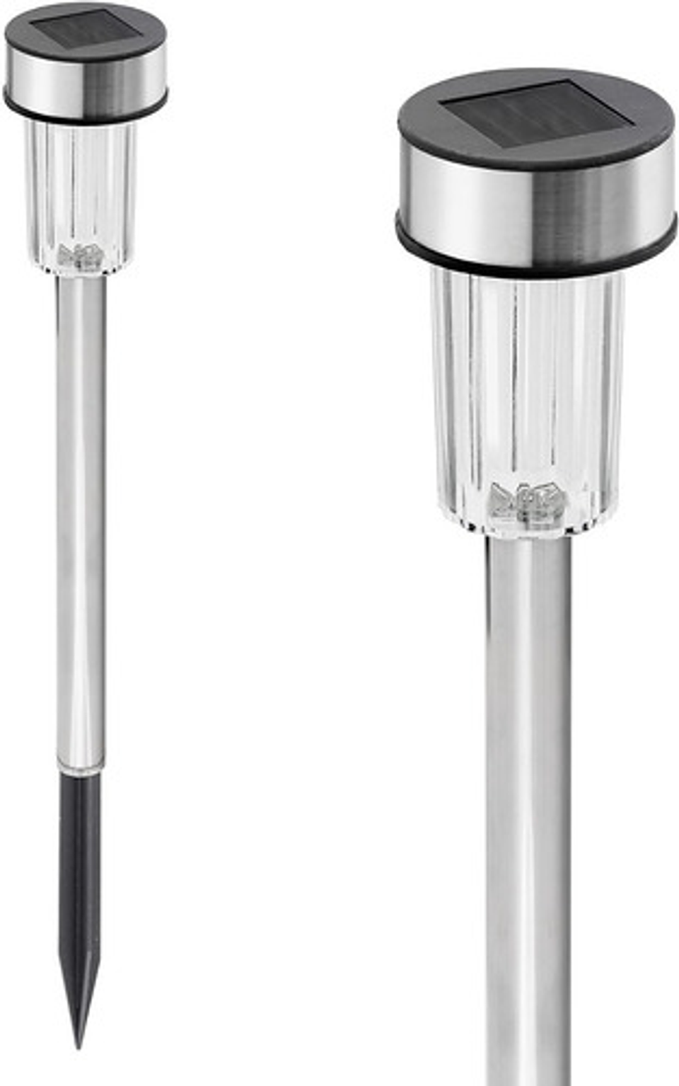 Kit 10 Focos Tipo Estacas Solares Exterior Jardin Quincho Pa Estructura Plateado 11