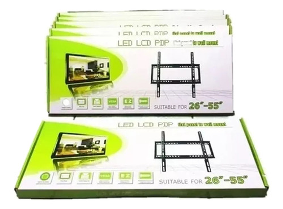Soporte Lcd Led Plasma De 26 A 55 Hasta 50kg Color Negro 2