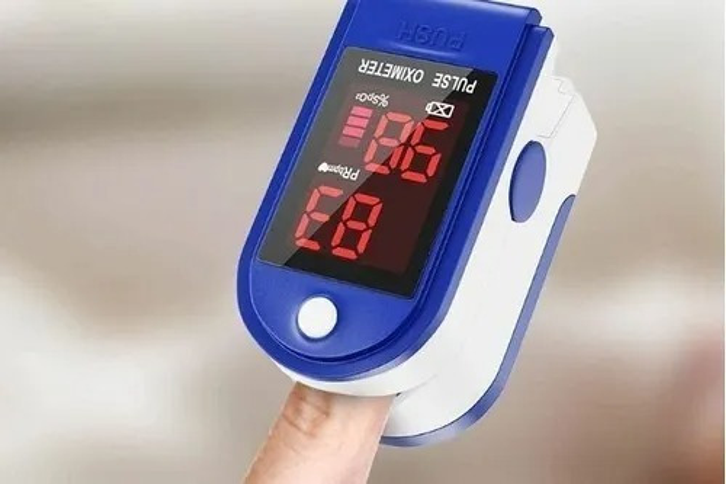 Saturómetro De Pulso Oxímetro Saturación De Oxigeno Dedo 6