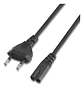 Cable T/8 Poder/corriente Para[cargador/play/impresora/otro] Color Negro - Miniatura 1