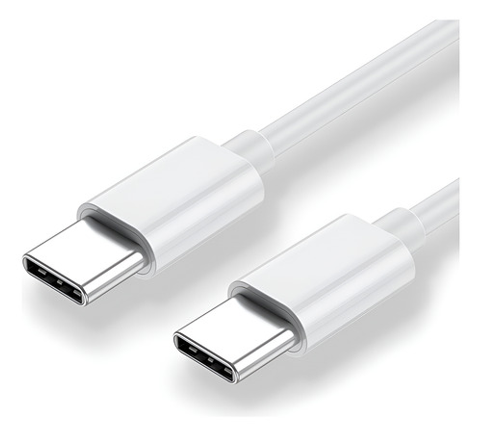 Cable Flexible Tipo C Blanco Para iPhone 15 Plus Y 15 Ultra 1