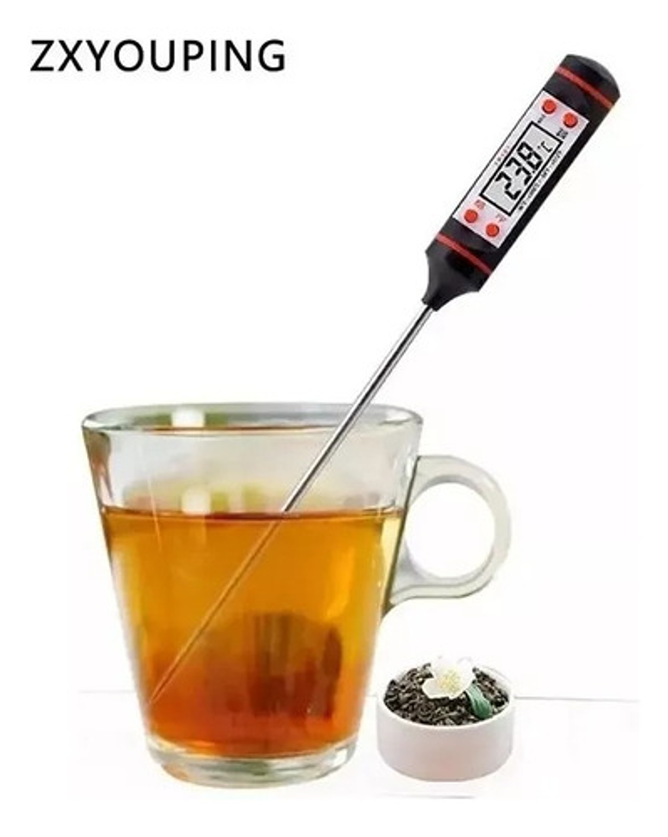 Termómetro De Cocina Genérica Tp101 Negro Pluma De Calibración Automática Termometro Digital Cocina Accesorio Termómetro Electrónico Para Alimentos Multifuncional Para Temperaturas Pasteleriuscl 2