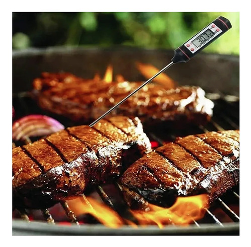 Termómetro De Cocina Genérica Tp101 Negro Pluma De Calibración Automática Termometro Digital Cocina Accesorio Termómetro Electrónico Para Alimentos Multifuncional Para Temperaturas Pasteleriuscl 4