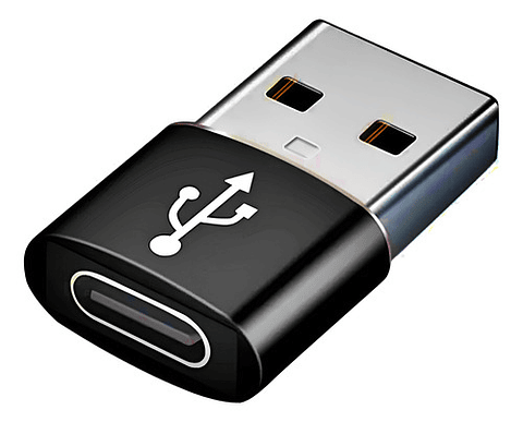 Adaptador Usb Tipo C Hembra A Usb Macho Carga Rapida