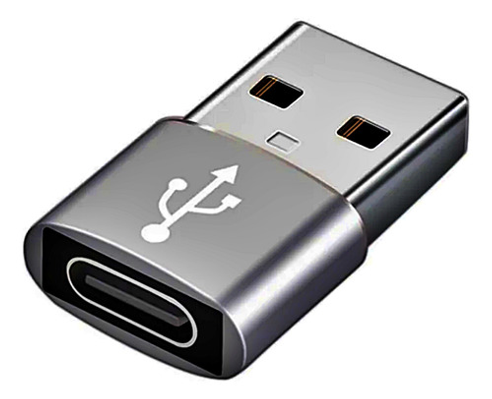 Adaptador Usb Tipo C Hembra A Usb Macho Carga Rapida 2