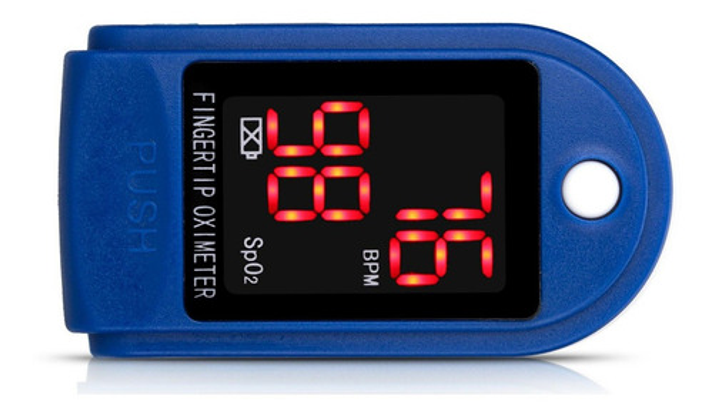 Oximetro De Pulso Digital Monitor Saturación De Oxigeno Dedo 2
