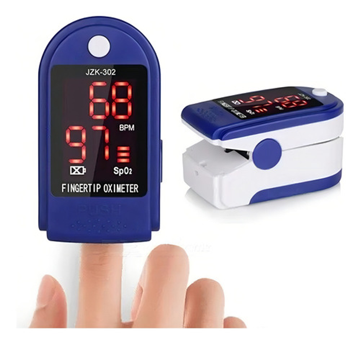 Oximetro De Pulso Digital Monitor Saturación De Oxigeno Dedo 4