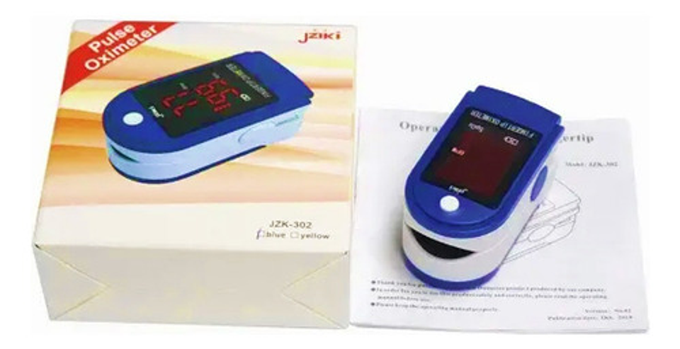 Oximetro De Pulso Digital Monitor Saturación De Oxigeno Dedo 5