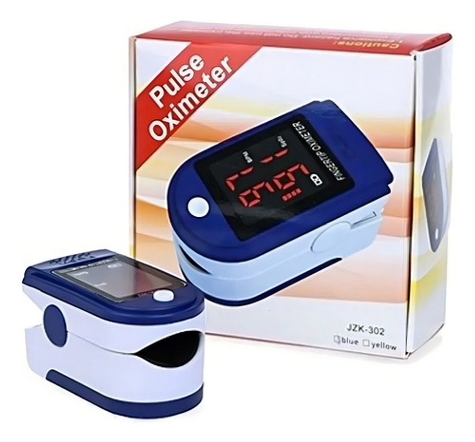 Oximetro De Pulso Digital Monitor Saturación De Oxigeno Dedo 6