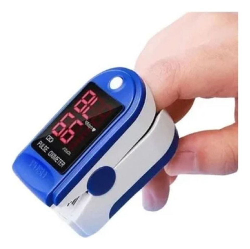Oximetro De Pulso Digital Monitor Saturación De Oxigeno Dedo 7