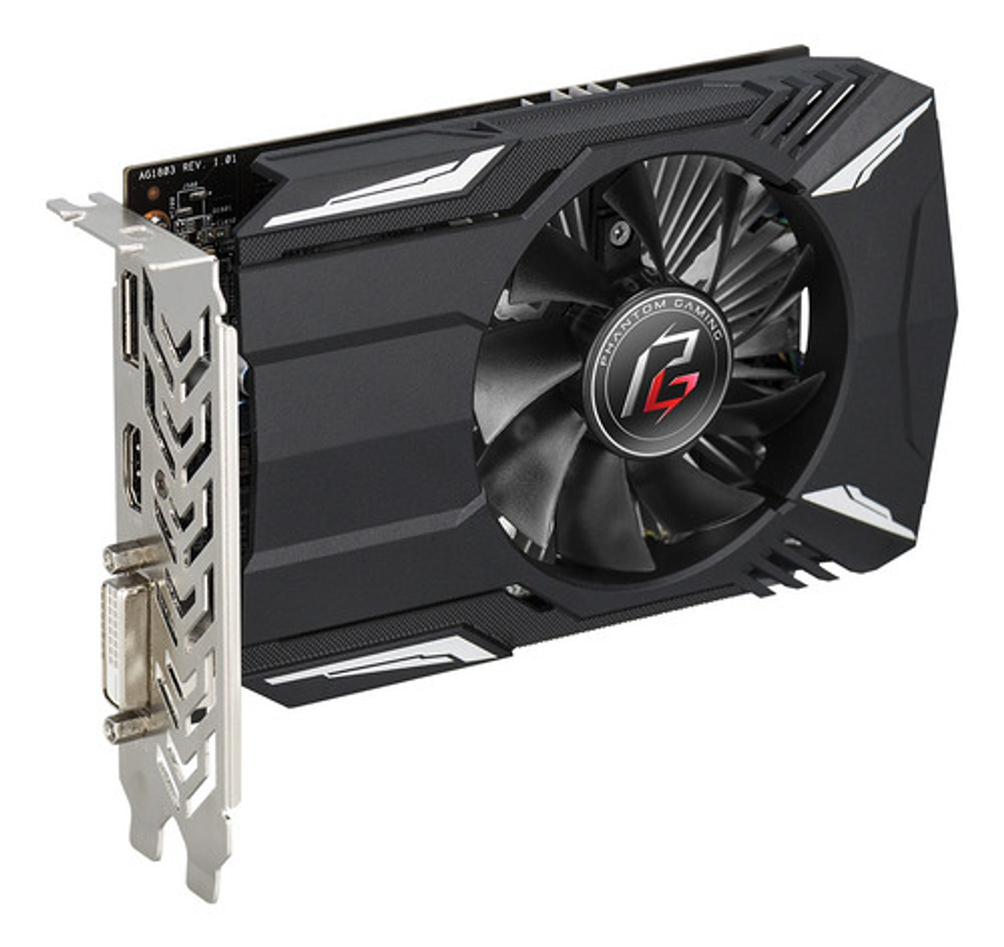 Tarjeta De Video Amd Asrock Phantom Gaming Radeon Rx 550 2gb 2