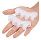 Separador Dedos Pie Silicona Marin Corrector Juanete Almohadilla Pack Blanco - Miniatura 7