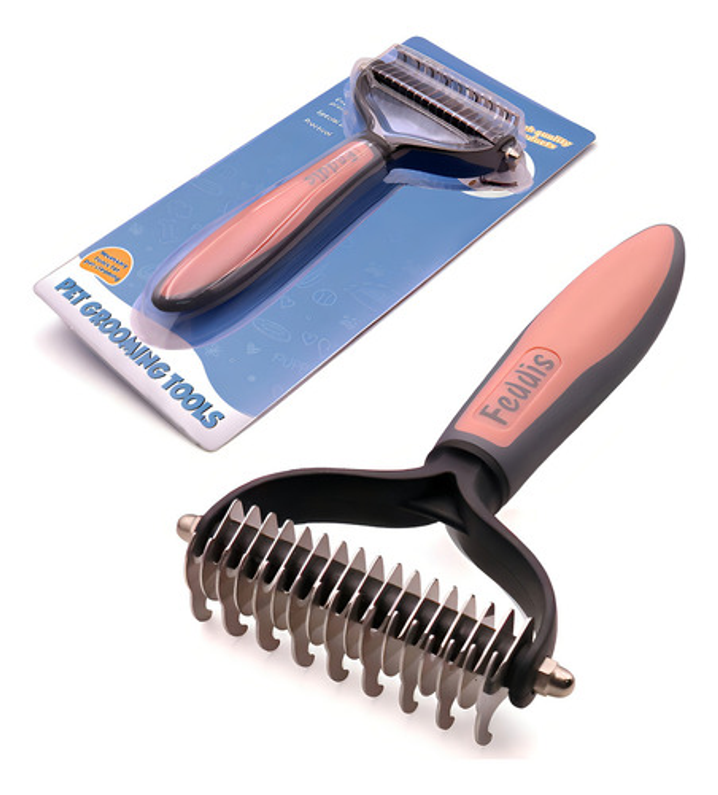 Cepillo Deslanador De Pelo Mascotas Roro Peine Quita Nudos P 6