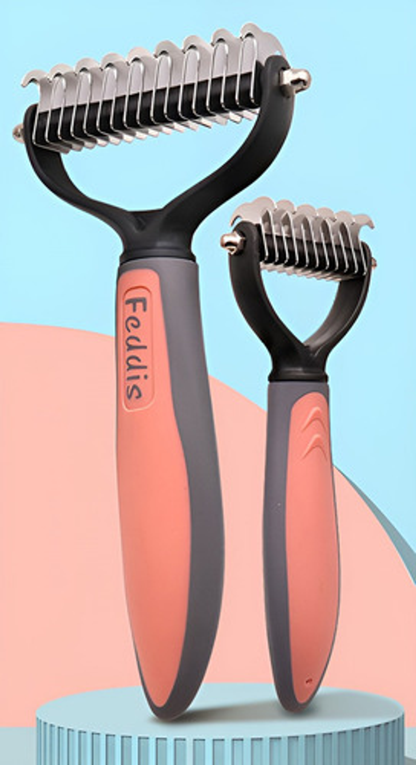 Cepillo Deslanador De Pelo Mascotas Roro Peine Quita Nudos P 10