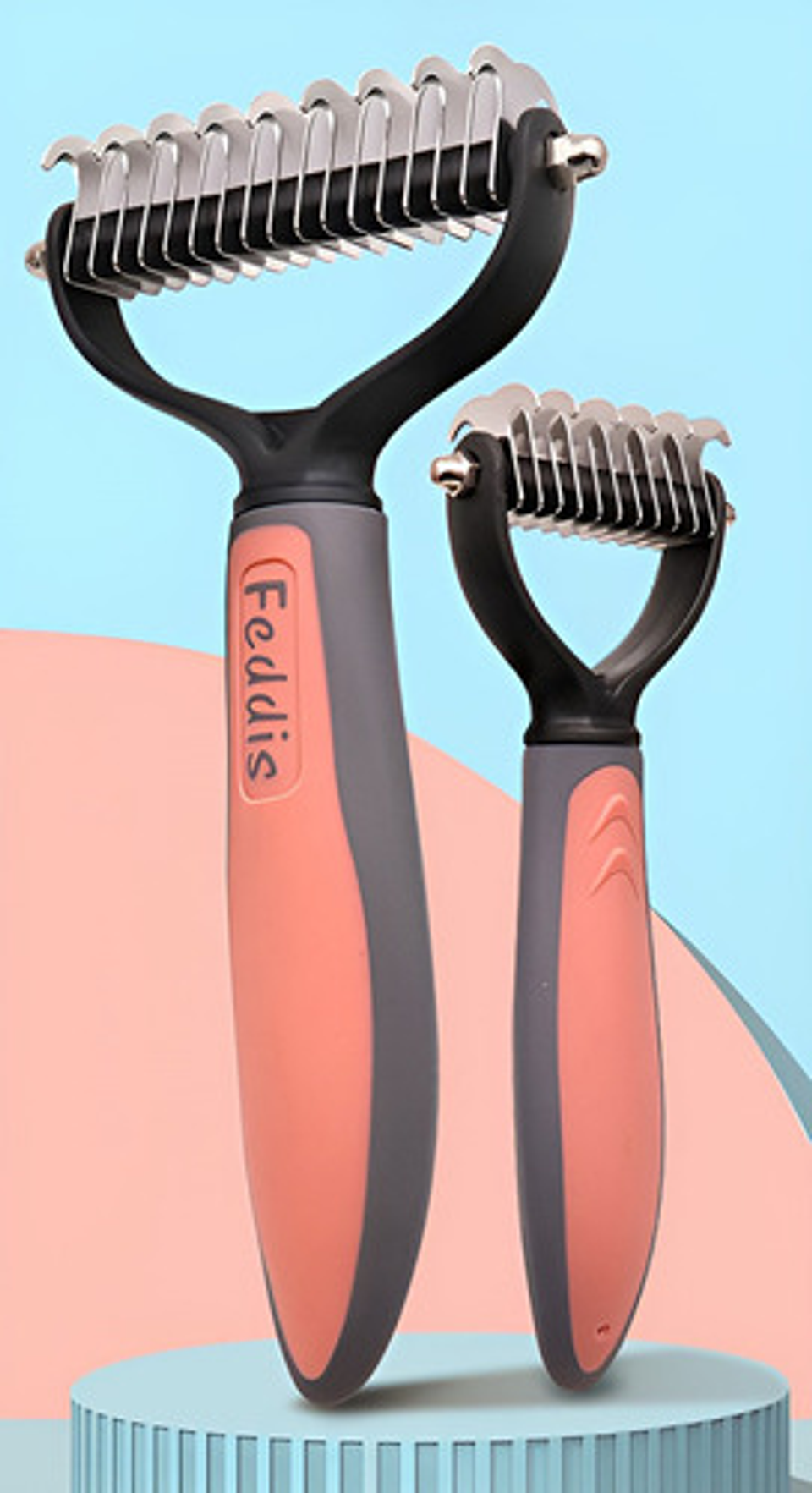 Cepillo Deslanador De Pelo Mascotas Roro Peine Quita Nudos P 10