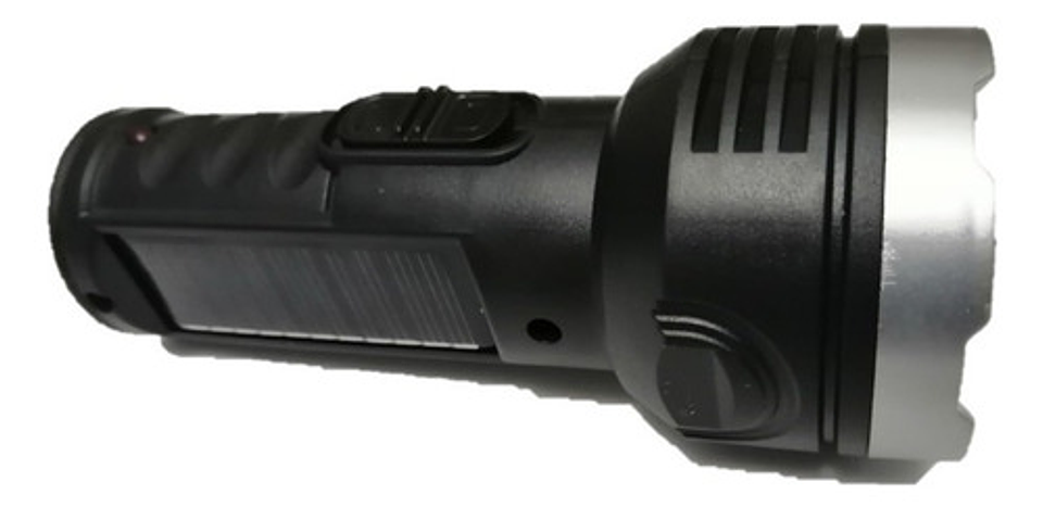 Linterna Tactica Recargable Usb + Luz Solar Luz Emergencia 2