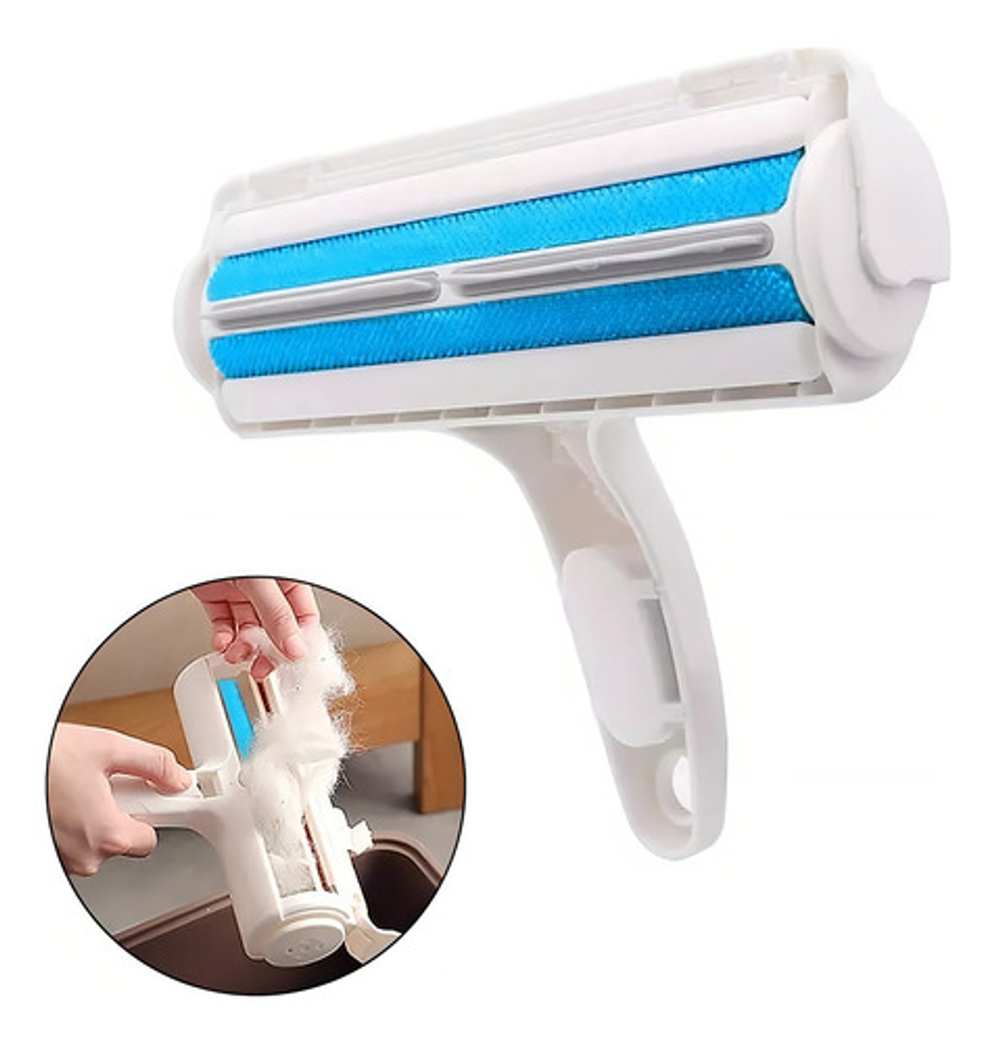 Elimina Pelos Y Pelusas De Mascotas Blanco/celeste 1
