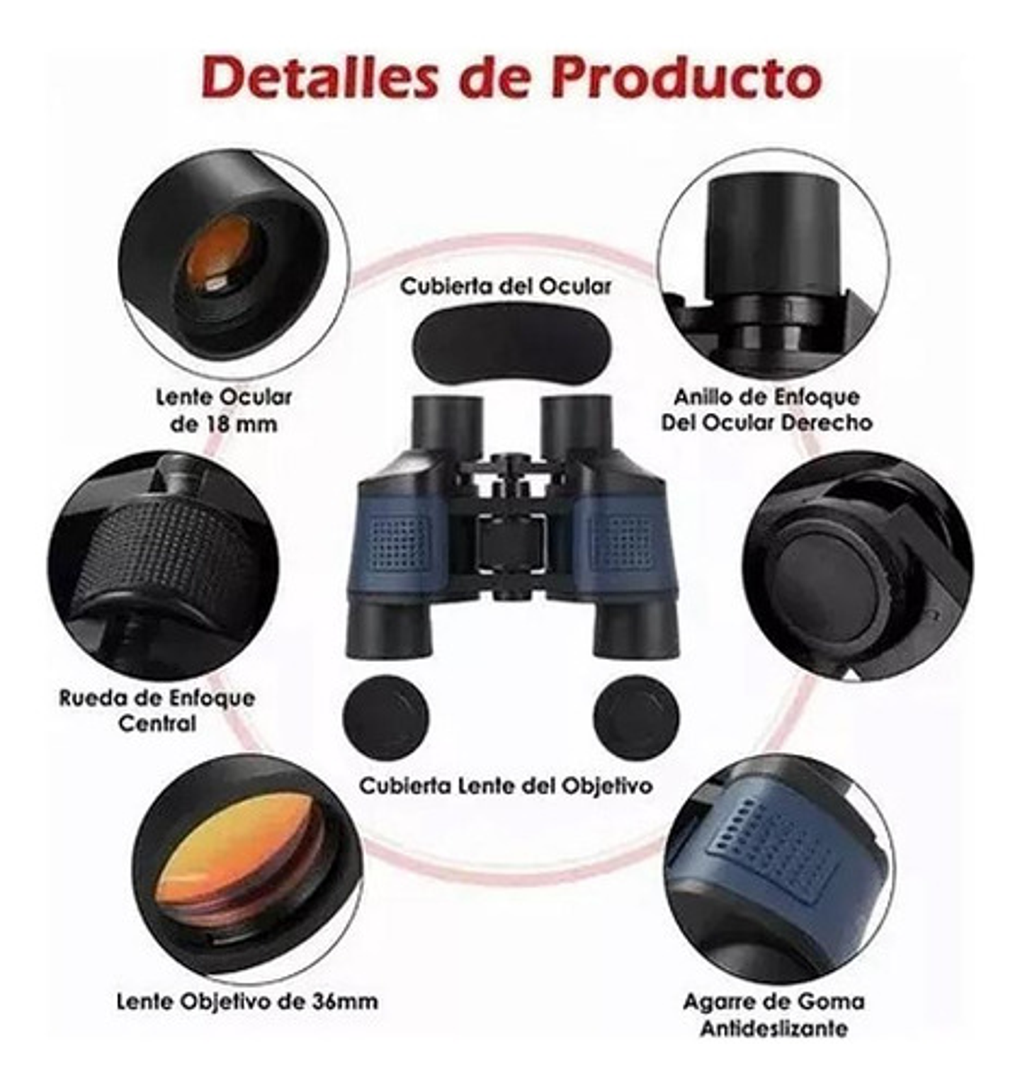 Binoculares Telescópicos De Alta Resolución Hd 60x60 3000 M 6